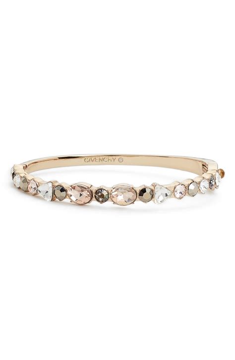 givenchy swarovski crystal bangle bracelet|Givenchy bracelet crystal flex.